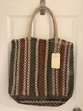 The Jacksons London - Barry Stripes Jute Bag